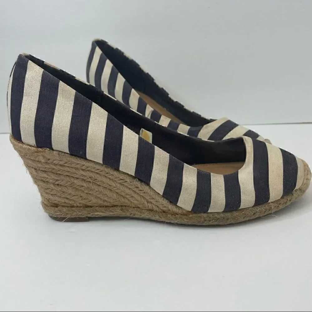 Merona| Nautical| Espadrille| Wedge| 8 1/2 Woman’s